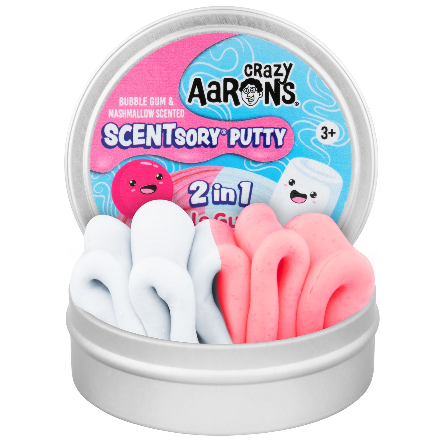Scentsory Putty - 2In1 Bubble Gum Marshmallow - Crazy Aaron's