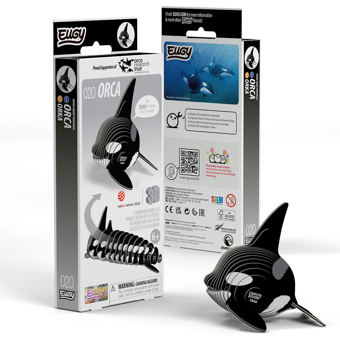 Orca - 3D Cardboard Puzzle - Eugy