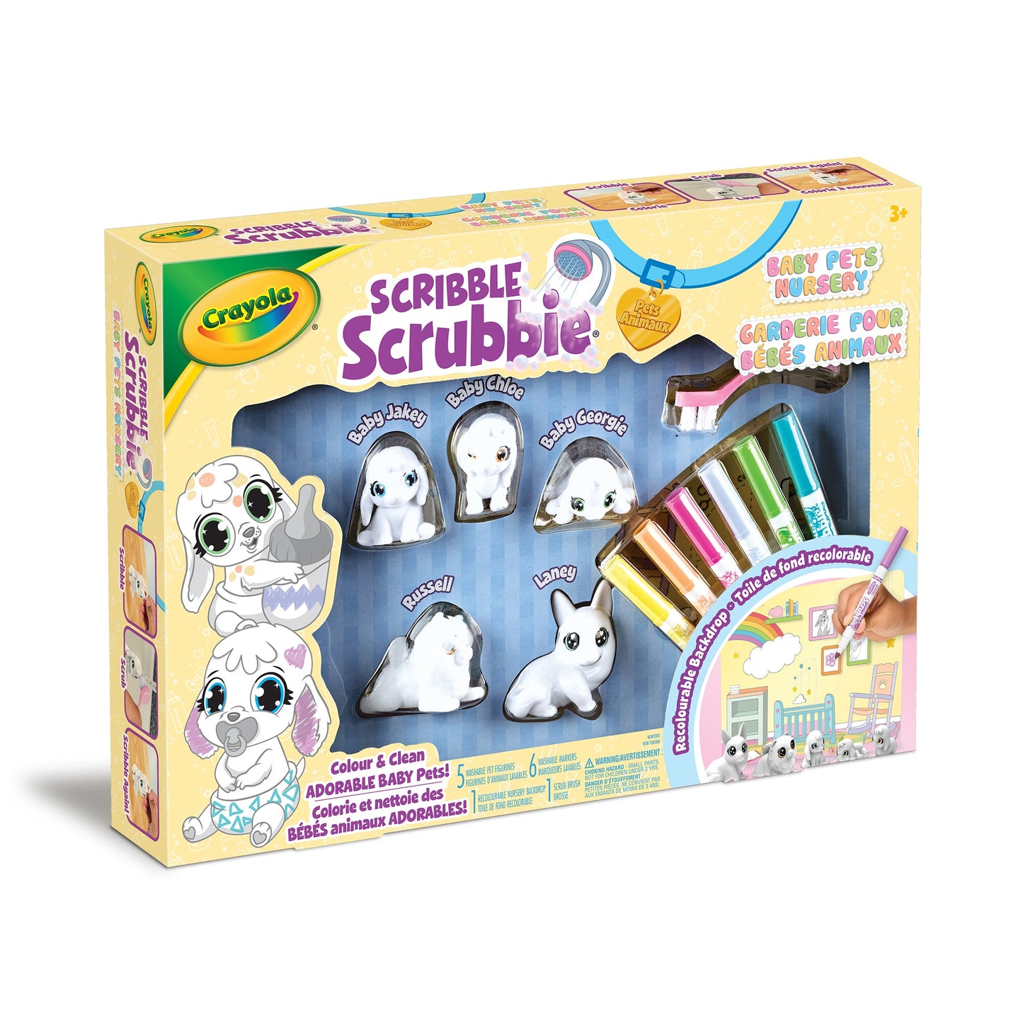 Scribble Scrubbie - Baby Pets Nursery - Crayola