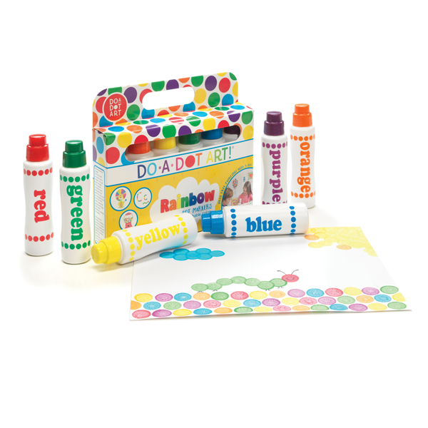 Do-A-Dot Art Washable Rainbow Markers - Playwell
