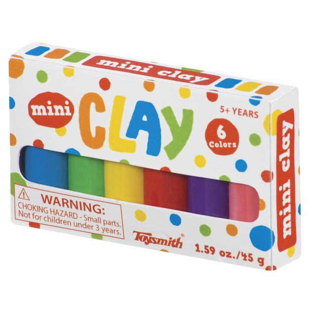 Clay - 6 Mini Colours - Toysmith