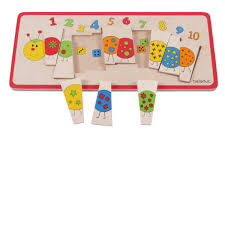 10 Piece - Wood Puzzle - Caterpillar - Beleduc