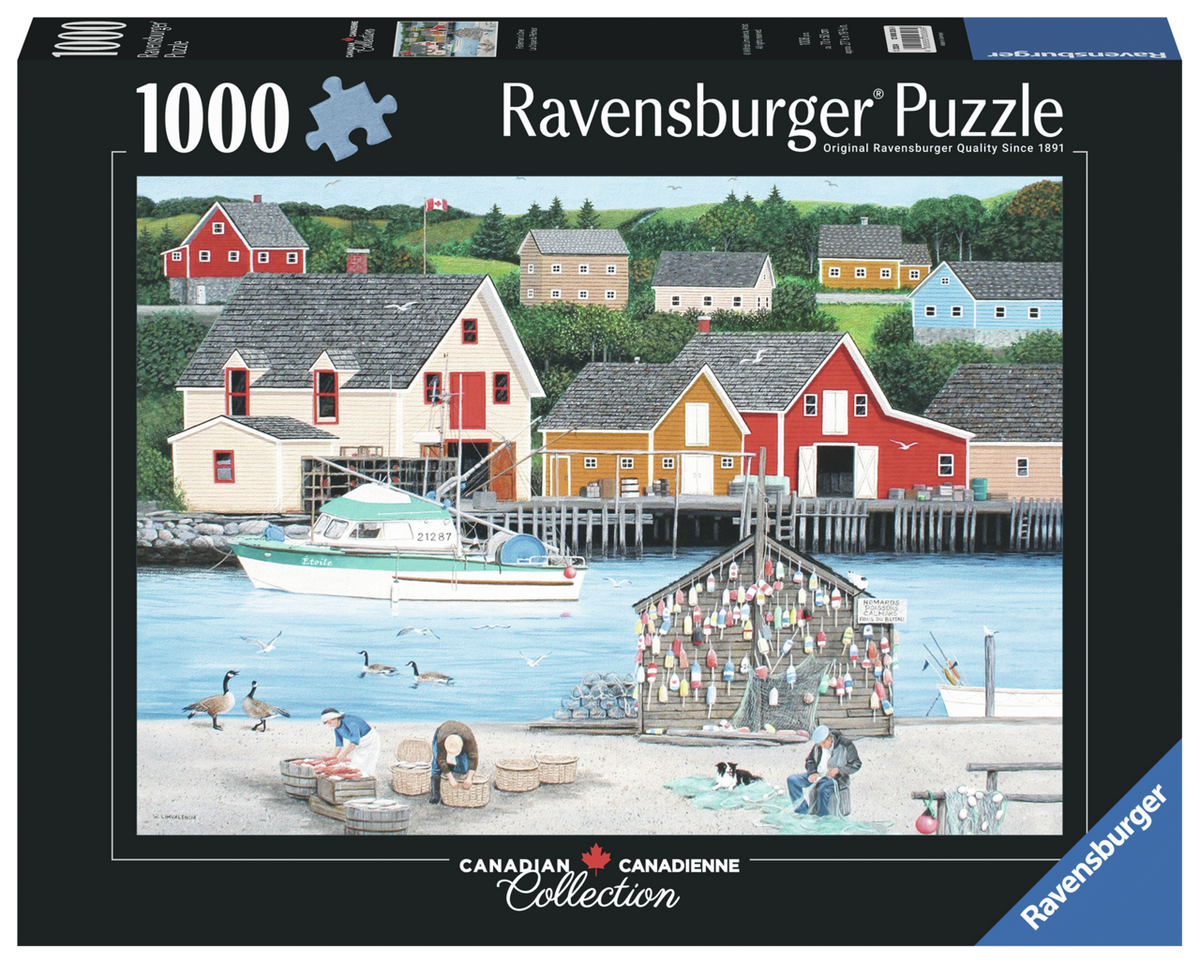 1000 Piece - Fisherman's Cove - Canadian Collection - Ravensburger