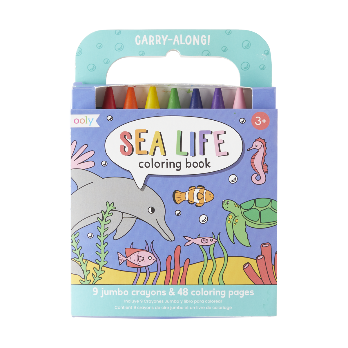 Carry-Along Colouring Set - Sea Life