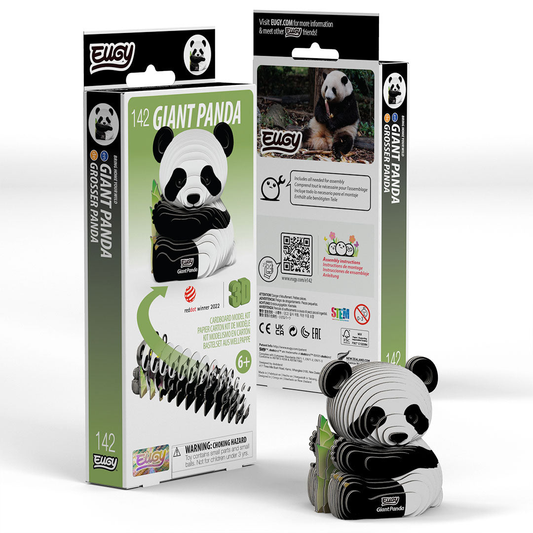 Giant Panda - 3D Cardboard Puzzle - Eugy