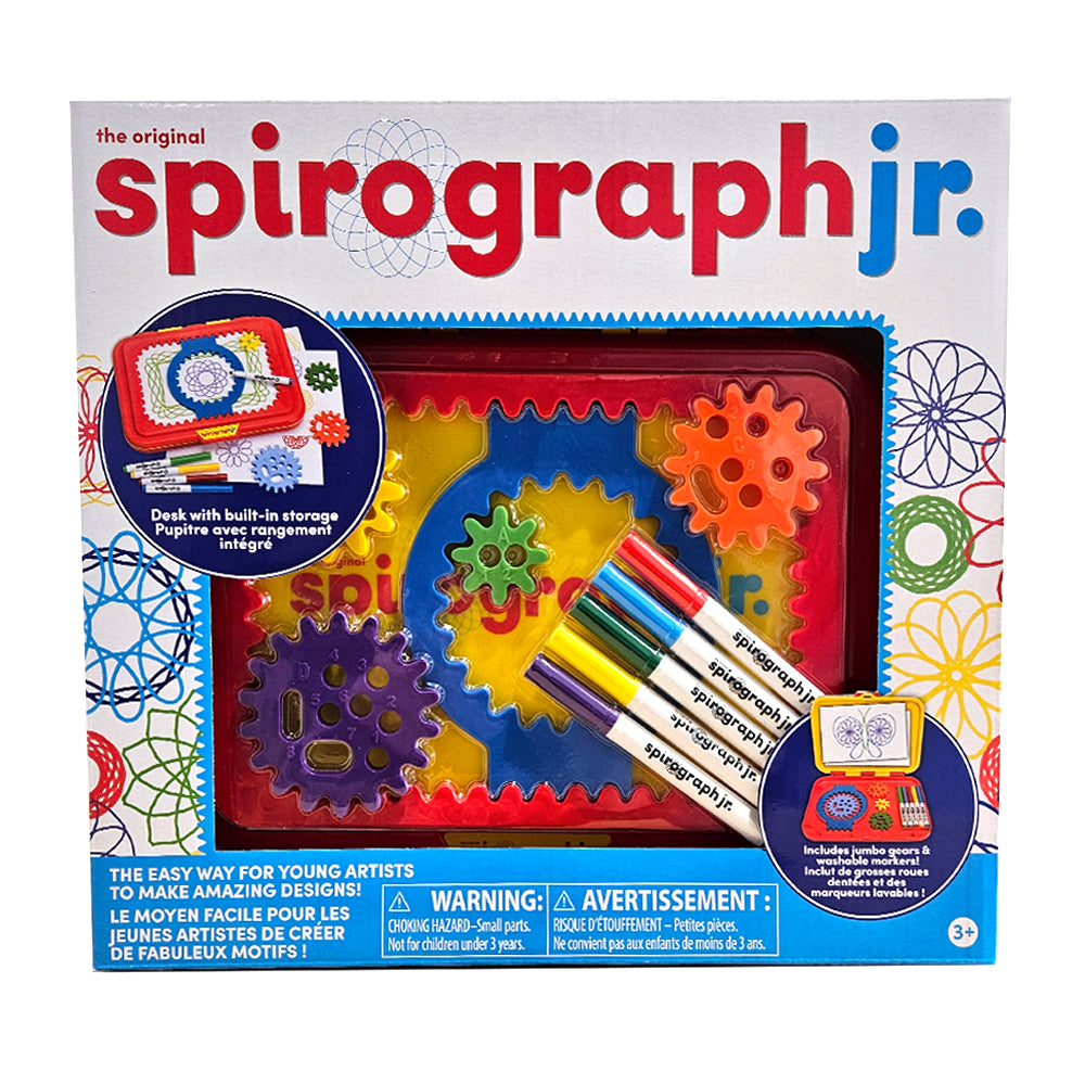 Spirograph Jr. - Jumbo Sized Gears - Arts And Craft Design Kit For Smaller Hands