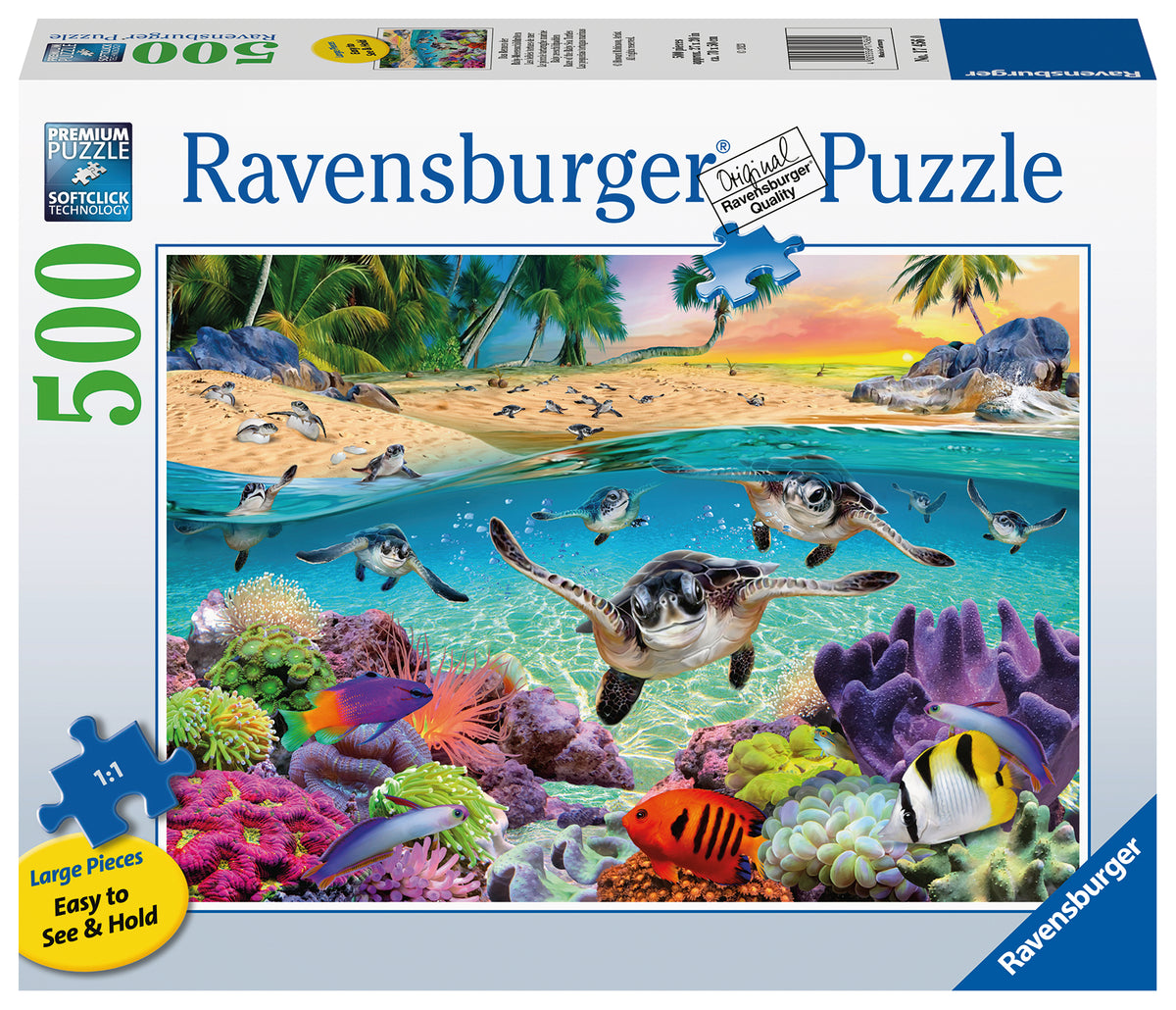 500 Piece - Race of the Sea Turtles - Ravensburger