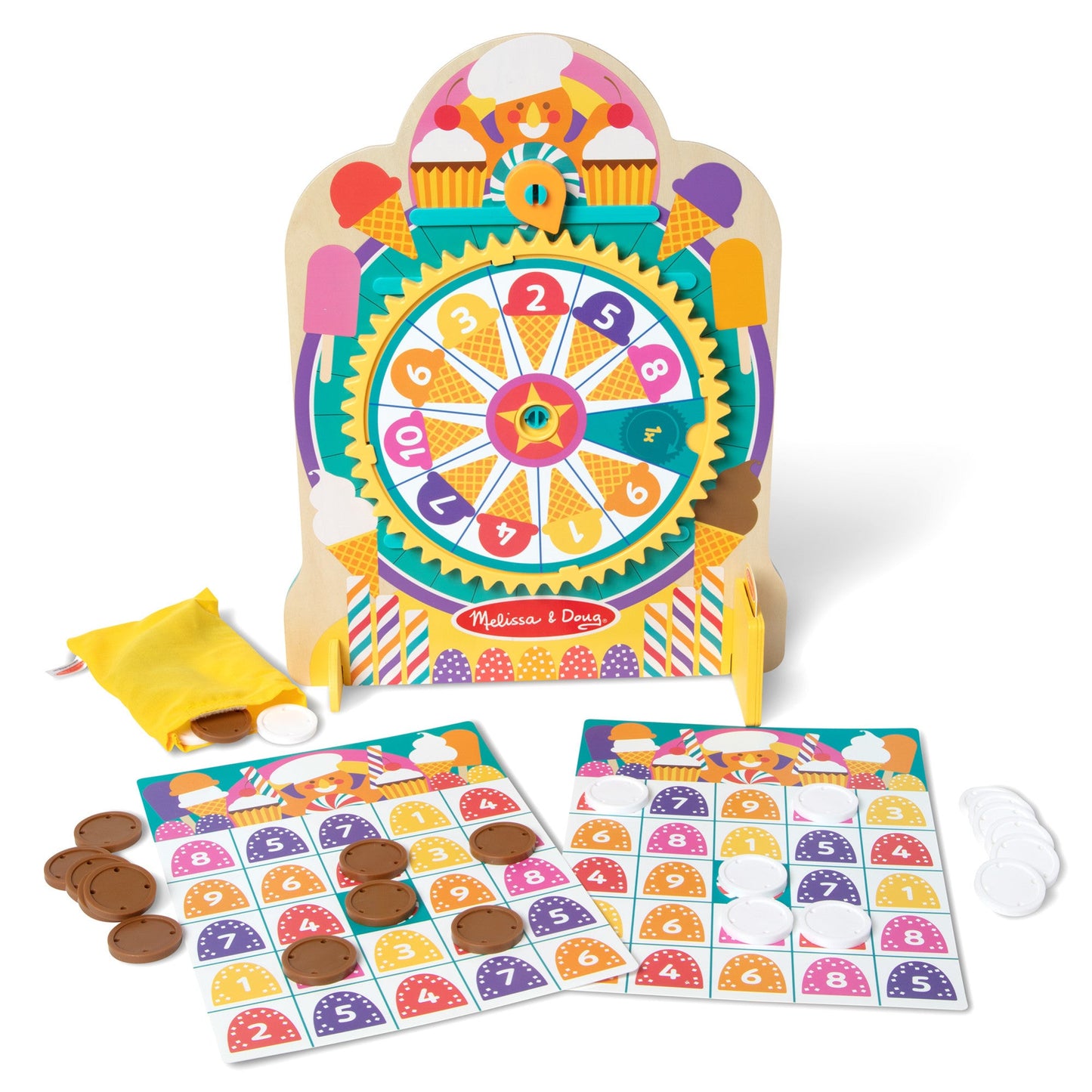 Fun At The Fair! Wooden Roulette & Plinko Games - Melissa & Doug