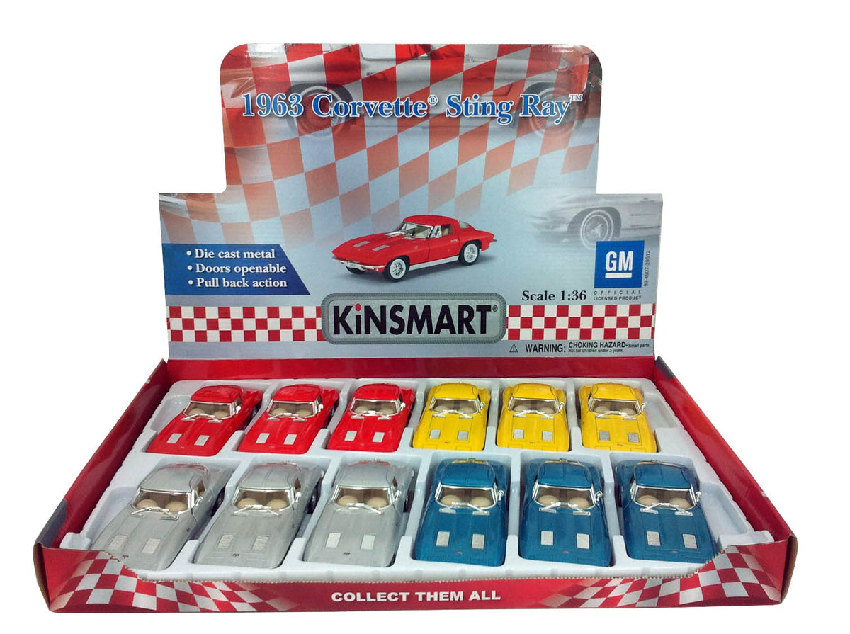 Die Cast - 1963 Corvette Sting Ray - Kinsmart
