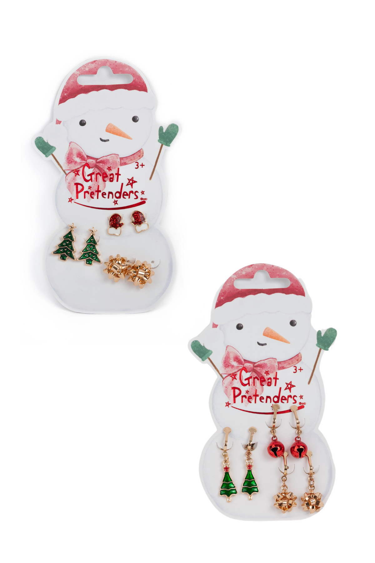Earrings - Studded - Holiday Set (3 Pairs) - 87512 - Great Pretenders
