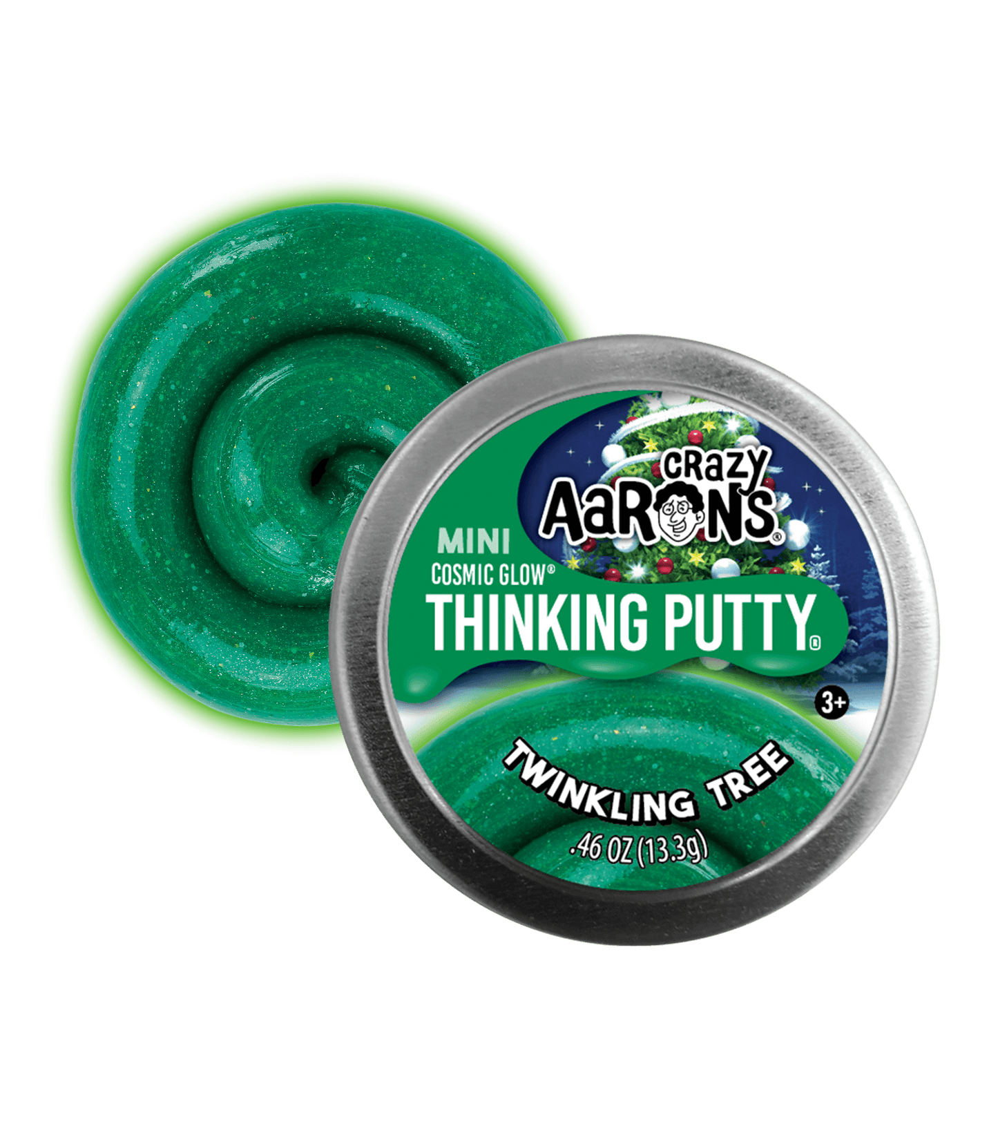 Thinking Putty - Mini - Twinkling Tree - Crazy Aaron’s