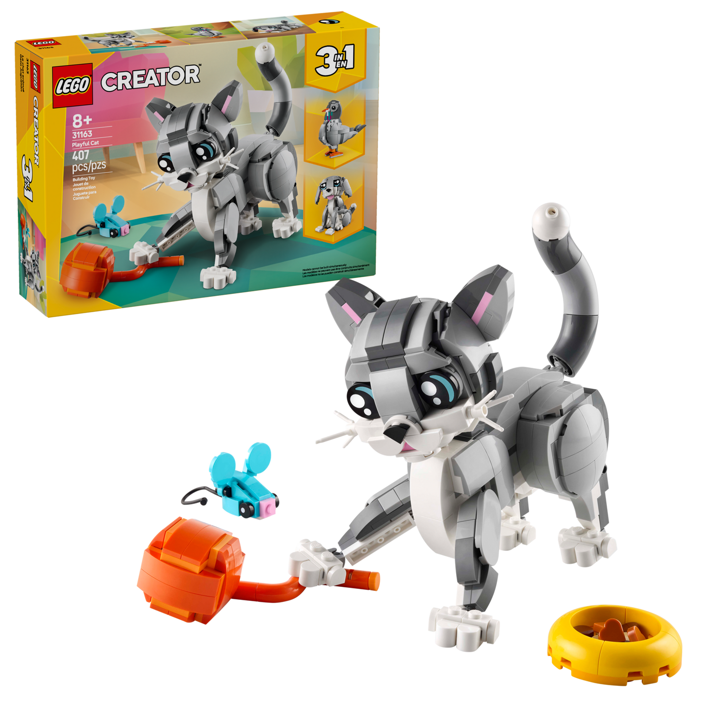 LEGO - Playful Cat 31163 - Creator 3-in-1