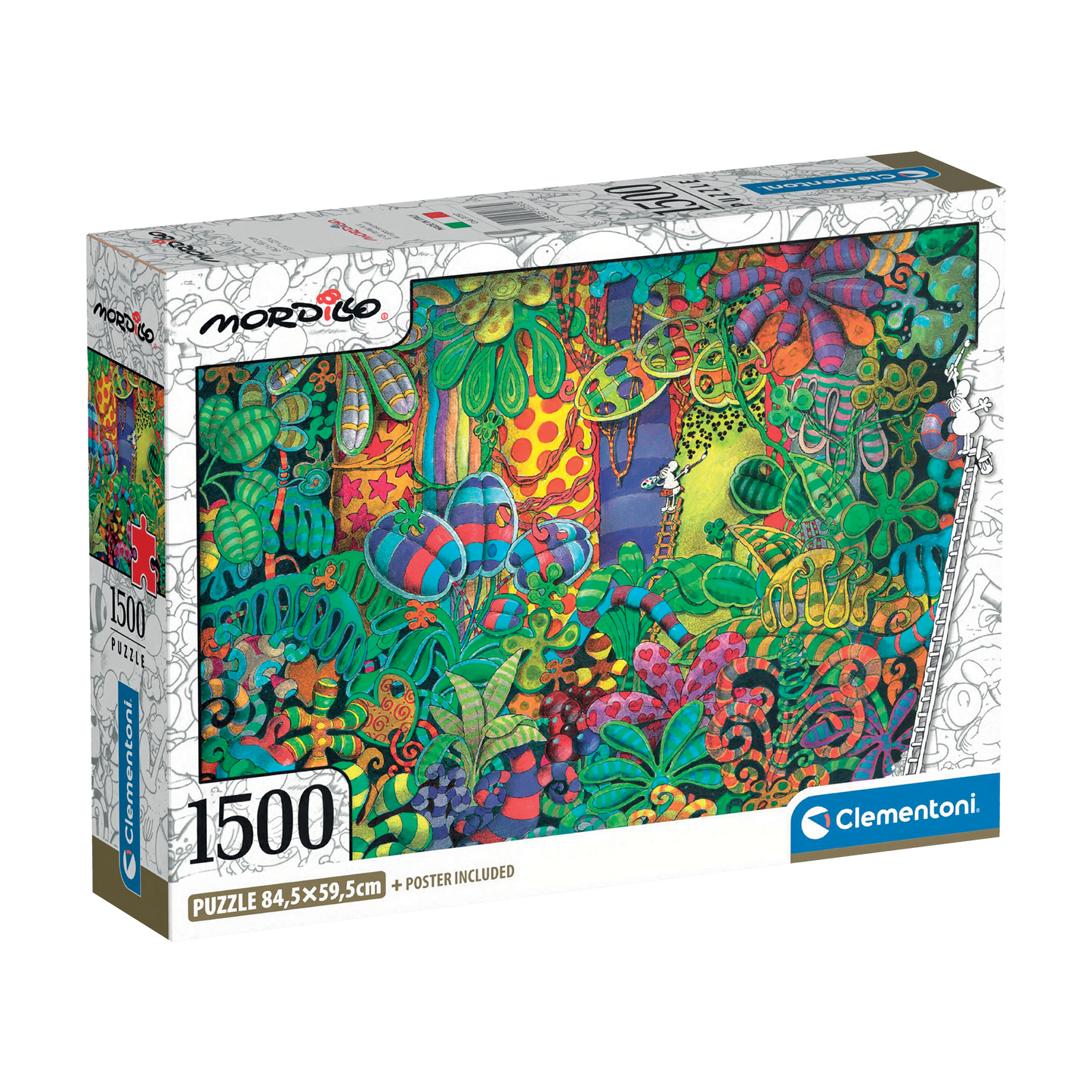 1500 Piece - Multicoloured Plants - Mordillo - Clementoni