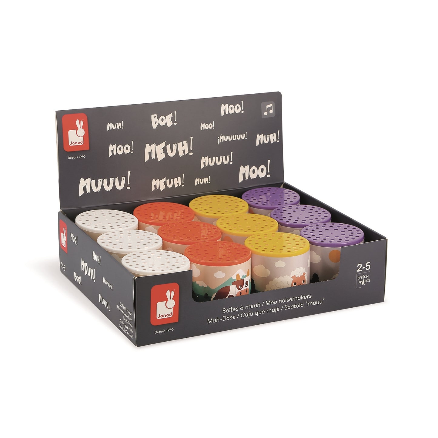Moo And Baa Noise Makers - Janod