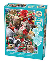 350 Piece (Family Pieces) - Festive Friends - Cobble Hill
