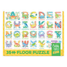 35 Piece - Dinosaur Alphabet Floor Puzzle - Cobble Hill