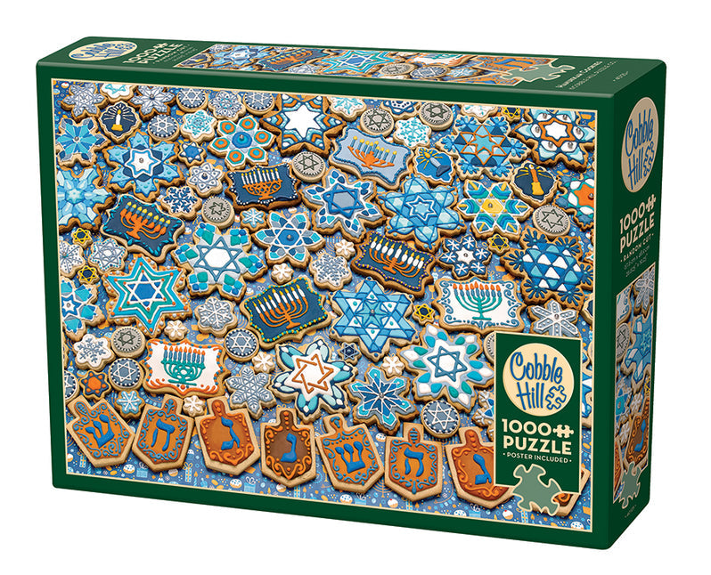 1000 Piece - Hanukkah Cookies - Cobble Hill