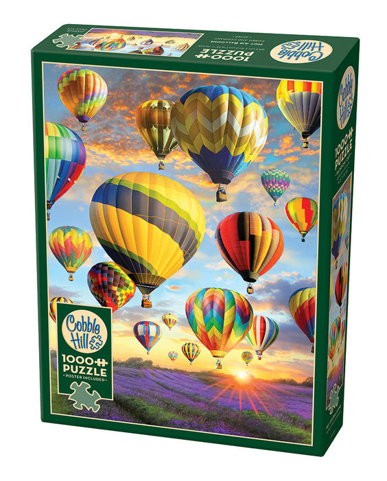 1000 Piece - Hot Air Balloons - Cobble Hill