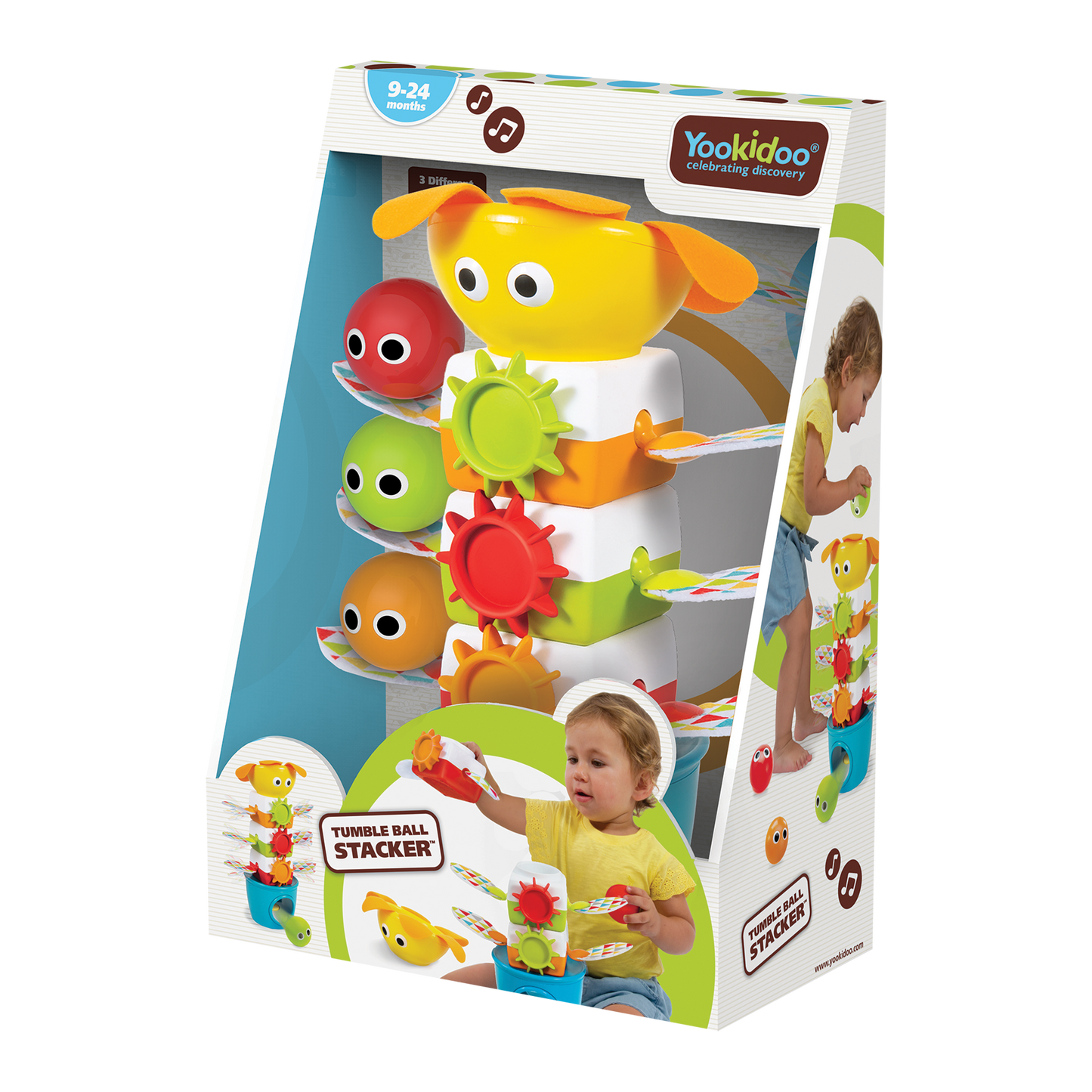 Tumble Ball Stacker Toy - Yookidoo