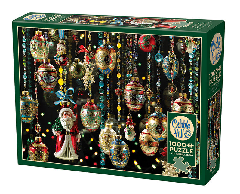 1000 Piece - Christmas Ornaments - Cobble Hill
