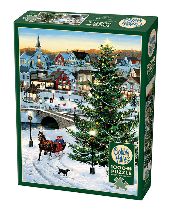 1000 Piece - Village Tree - Cobble Hill