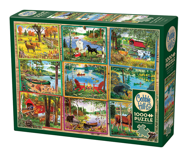 1000 Piece - Postcards From Lake Country - Cobble Hill