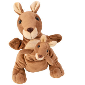 Kangaroo - Mom & Baby Hand Puppet - Beleduc