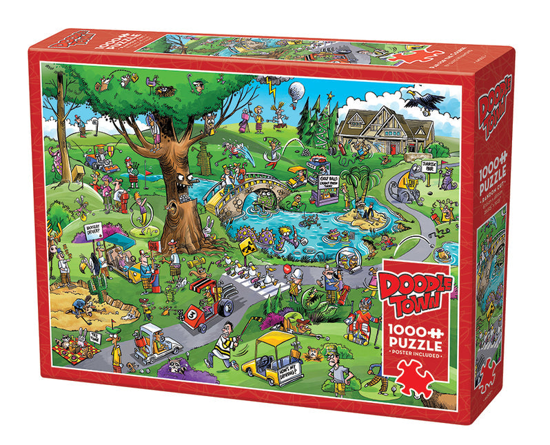 1000 Piece - Doodletown: Par For The Course - Cobble Hill
