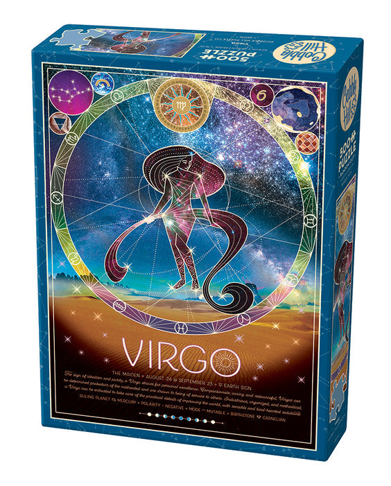 500 Piece Zodiac Puzzle - Virgo - Cobble Hill