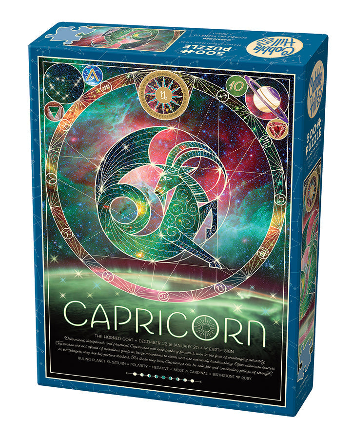 500 Piece Zodiac Puzzle - Capricorn - Cobble Hill