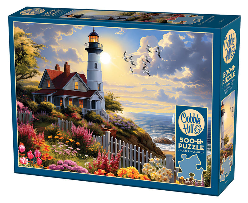 500 Piece - To The Lighthouse - Cobble Hill