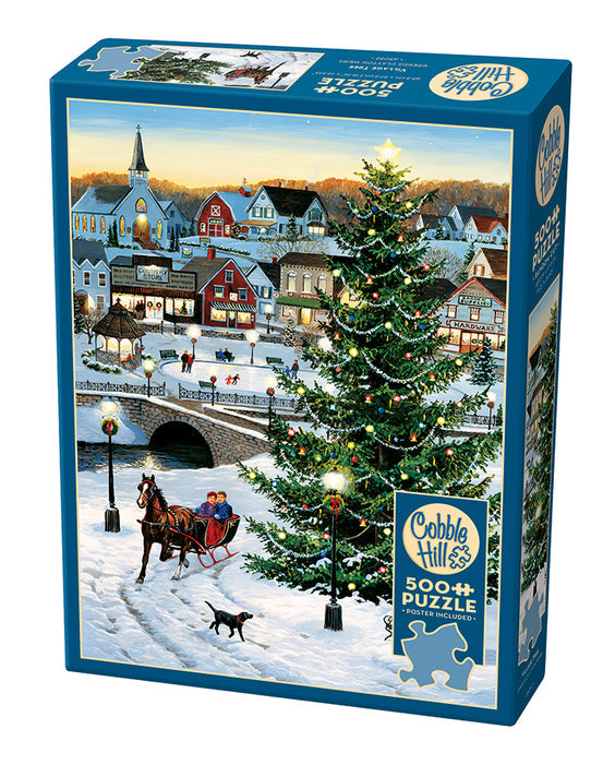 500 Piece - Village Tree - Cobble Hill