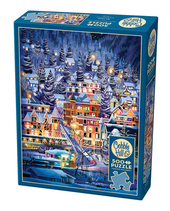 500 Piece - Ski Town - Cobble Hill