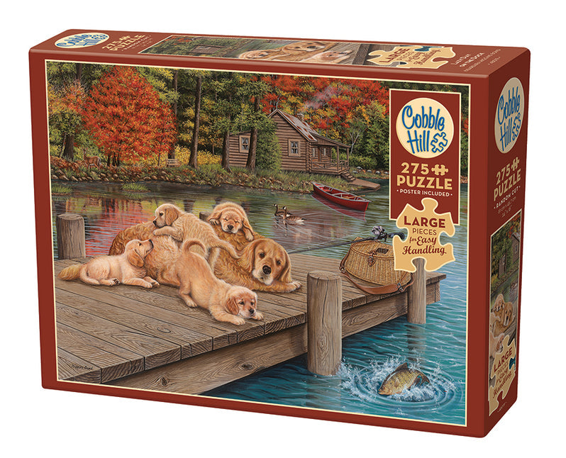 275 Piece - Lazy Day On The Dock - Easy Handling - Cobble Hill