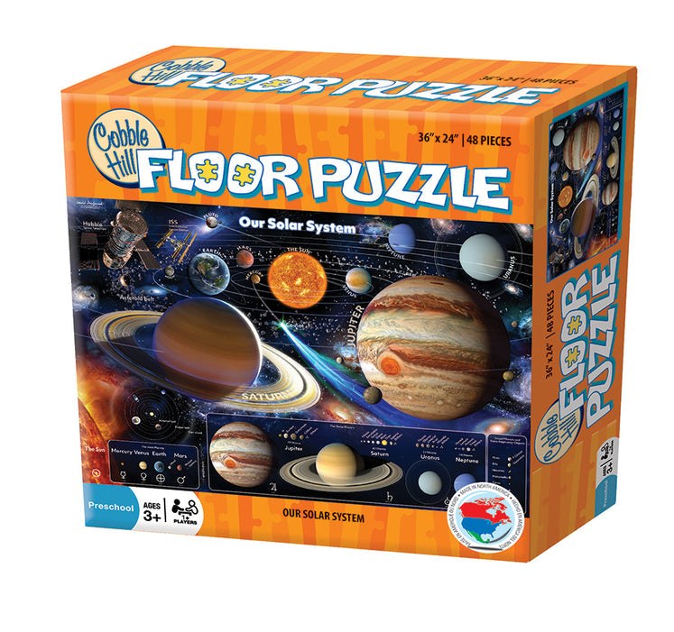 48 Piece - Our Solar System Floor Puzzle - Cobble Hill