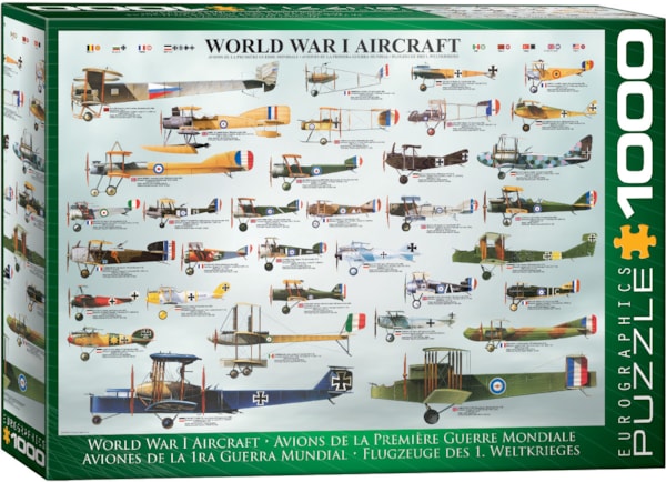 1000 Piece - World War I Aircraft - Eurographics