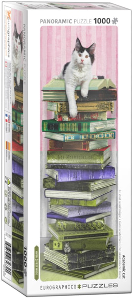 1000 Piece - Academic Cat - Panoramic Puzzle - Eurographics
