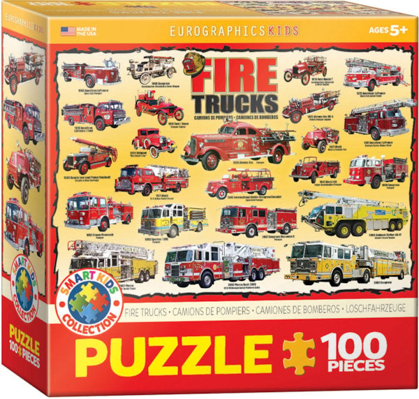 100 piece - Fire Trucks