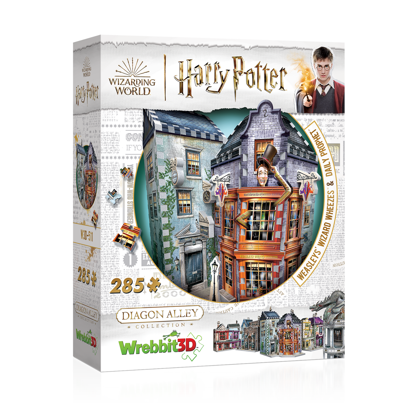 3D Puzzle - Harry Potter - Weasleys' Wizard Wheezes & Daily Prophet