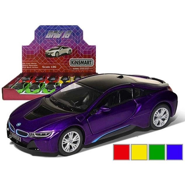 Die Cast - Bmw I8 - (Various Colours) - Kinsmart