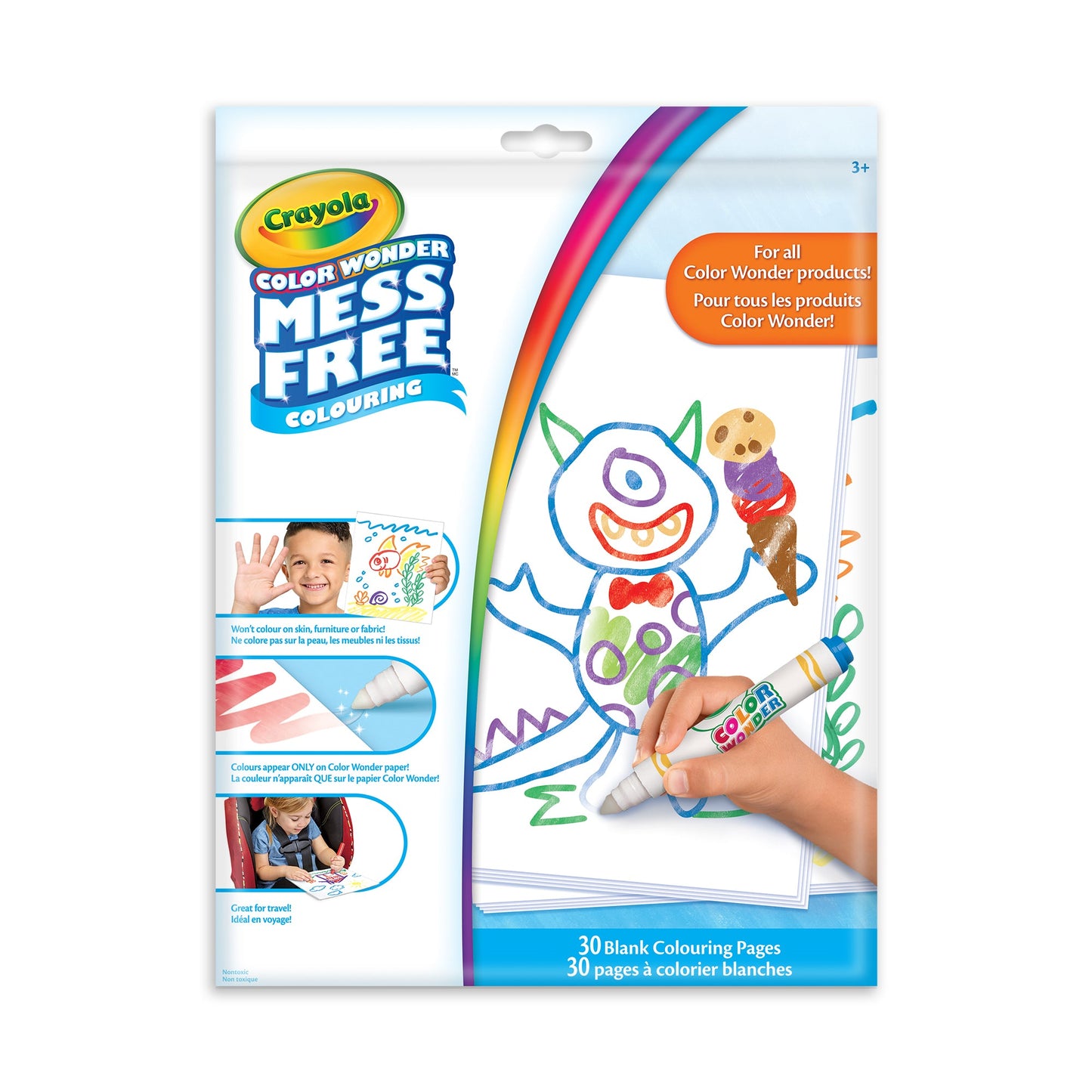 Color Wonder - Mess Free Plain Paper Refill Book - Crayola