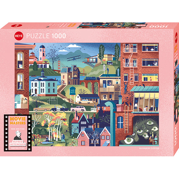 1000 Piece - Movie Masters - Hitchcock Films