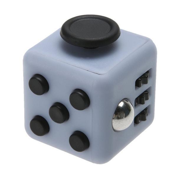 Fidget Cube - White With Black Buttons - Robiii