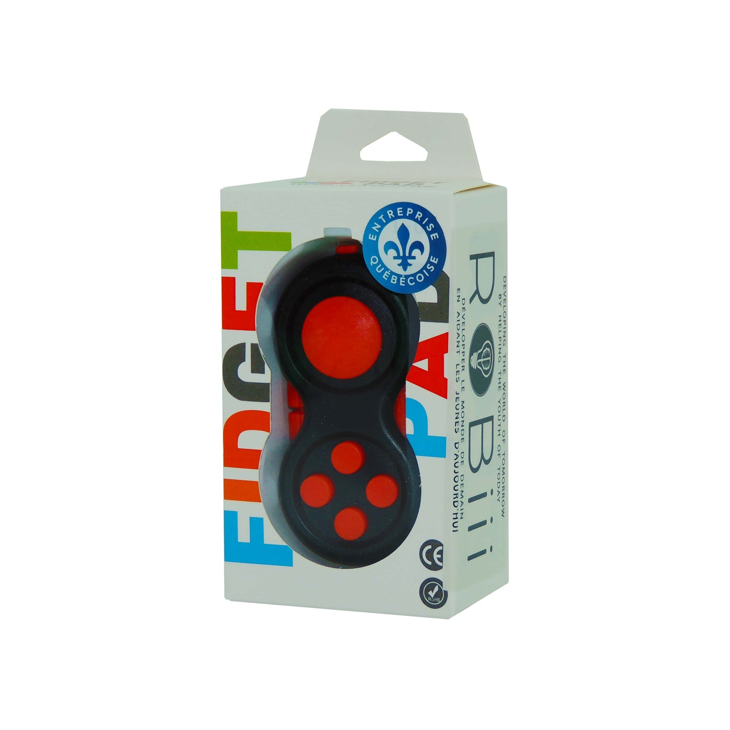 Fidget Pad - Red - Robiii