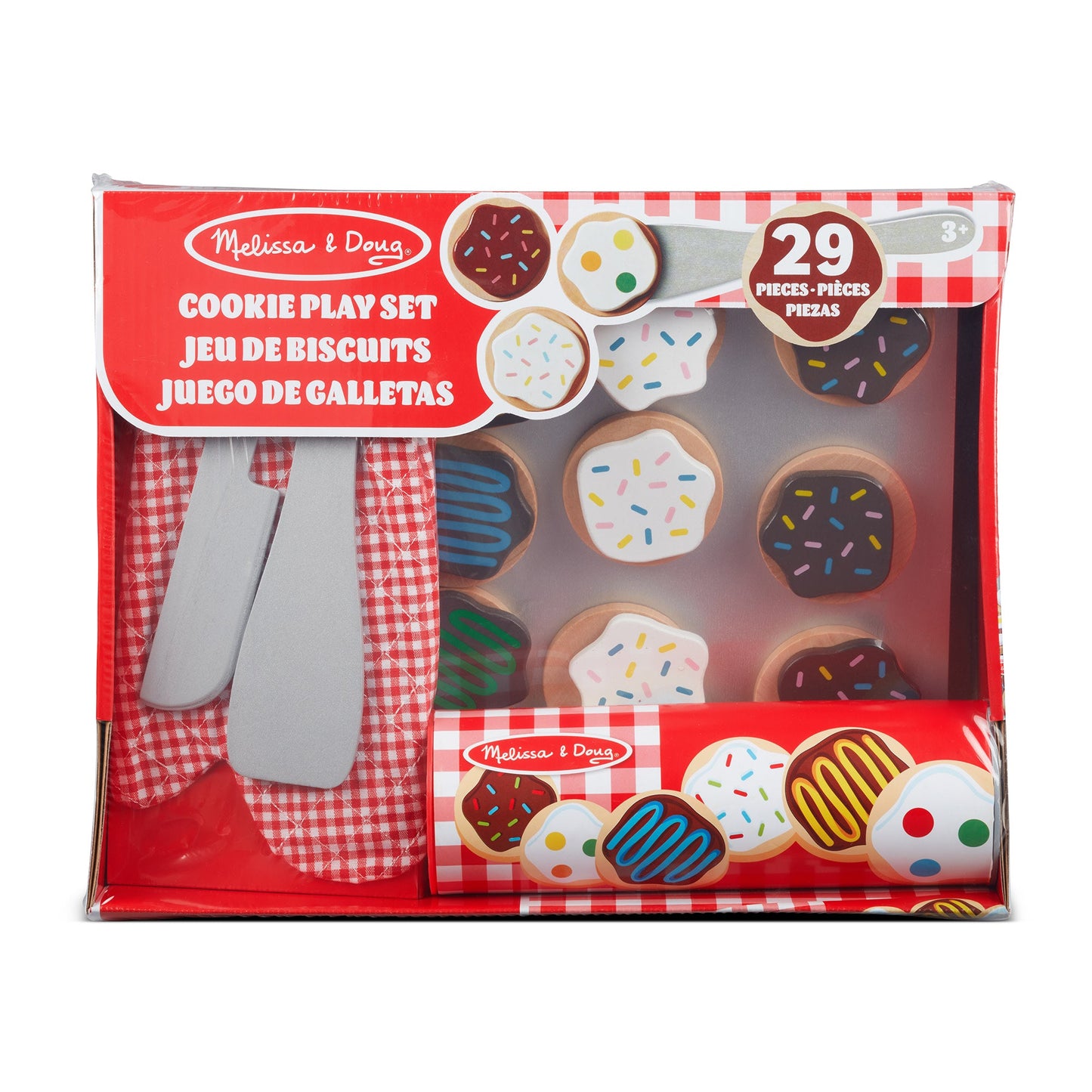 Slice And Bake Wooden Cookie Play Food Set - Melissa & Doug