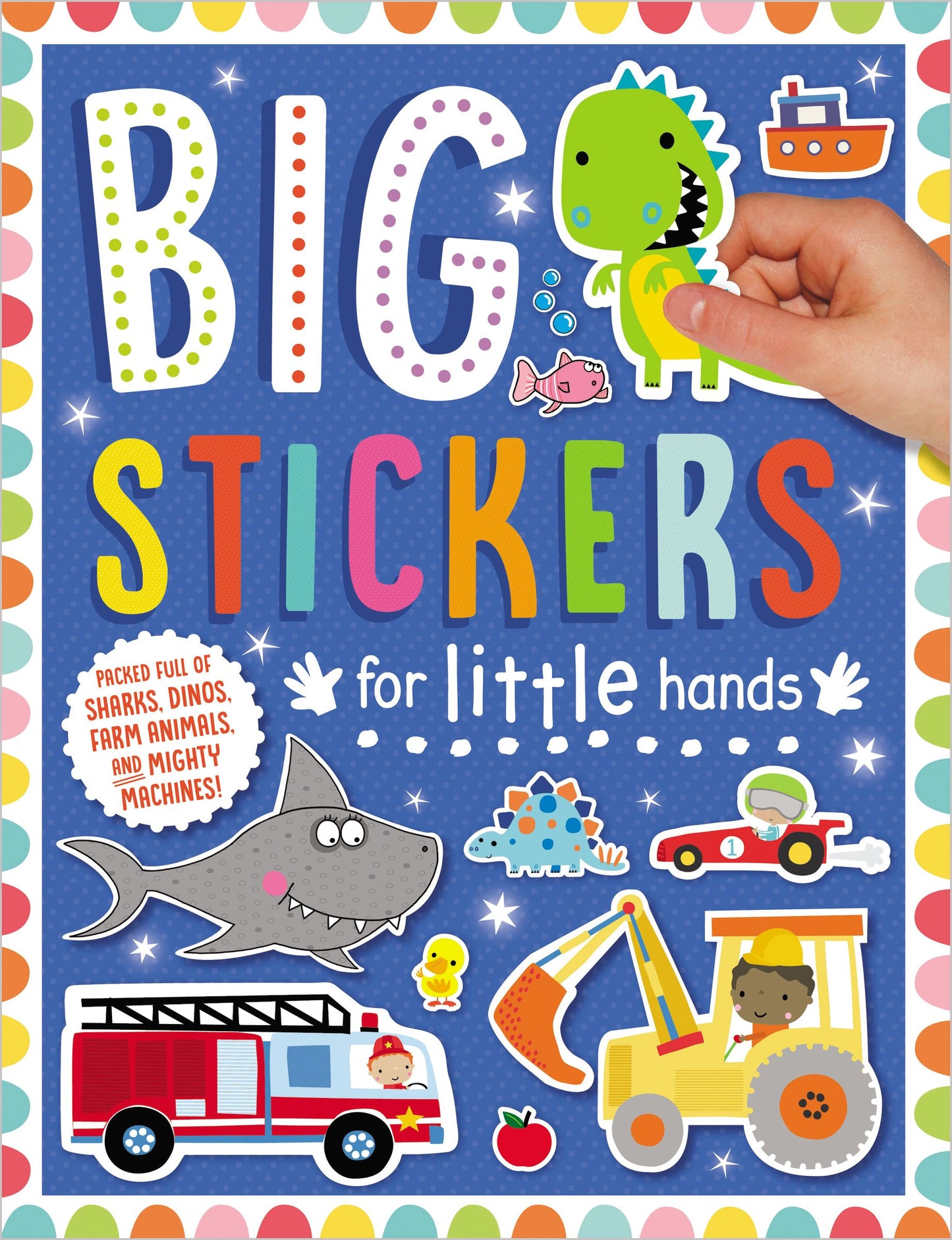 Big Stickers For Little Hands - Blue