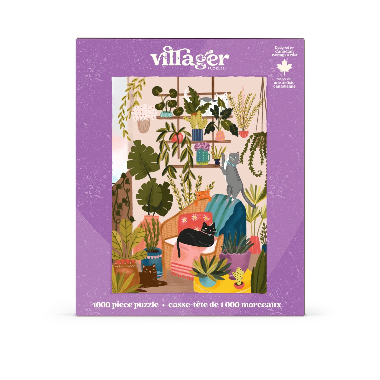 1000 piece - Balcony Cats - Villagers Puzzles