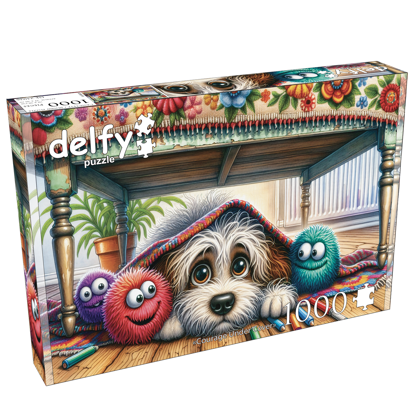 1000 piece - Courage Under Cover - delfy