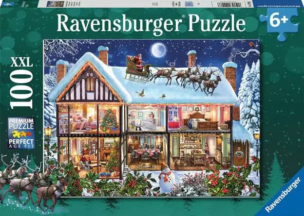 100 Piece - Christmas at Home - XXL pieces