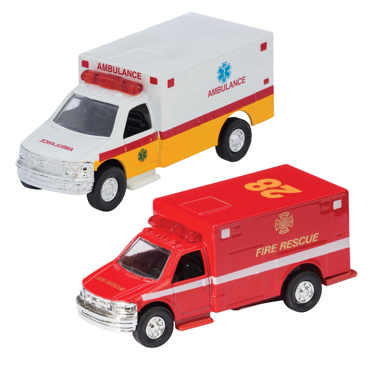Die Cast - Rescue Team Ambulance (Red Or White) - Schylling
